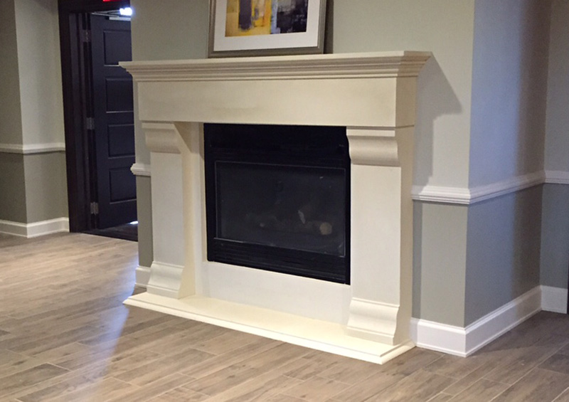 Cast Stone Fireplace Mantel