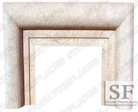 Modern Mantel, Cast Stone Fireplace, Aspen