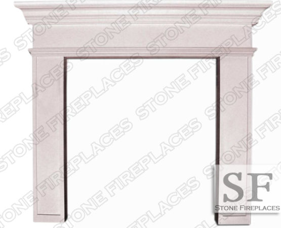 Modern Fireplace, Cast Stone Mantel