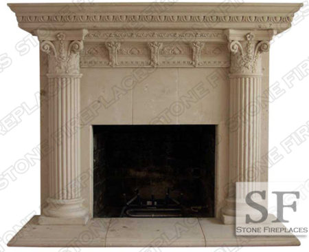 Cast Stone Fireplace Mantel Rhodes