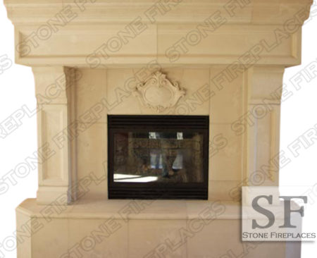 Tuscon Cast Stone Fireplace Mantel