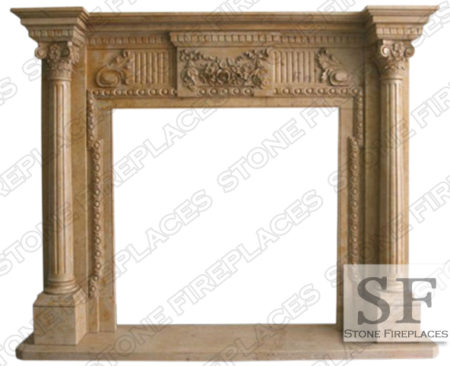 Augustus Antique Marble Surround