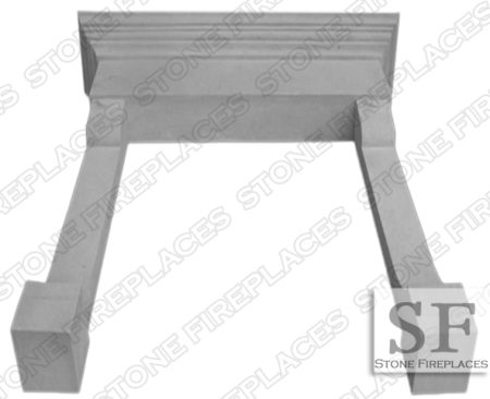 Belvedere Limestone Mantel