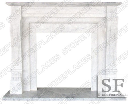 Italian Regal Marble Fireplace Mantel