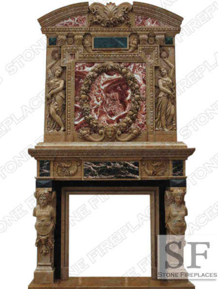 Helena Marble Overmantel