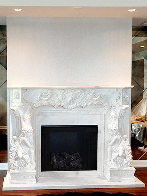 Marble Fireplace Mantel