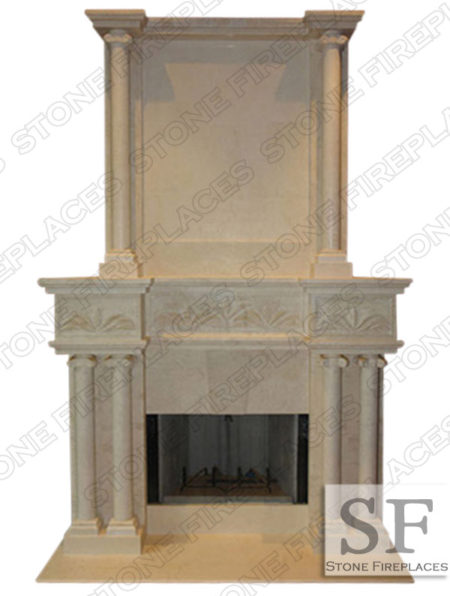 Tuscany Marble Fireplace Overmantel